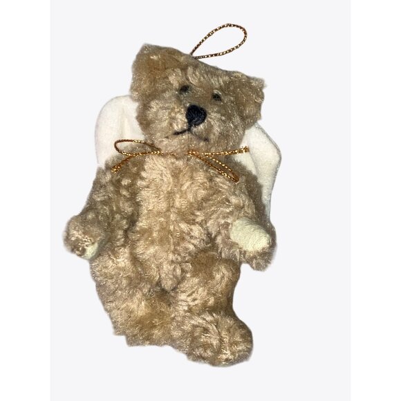 Boyds Collection Brown Teddy Bear Angel Wings Stuffed Animal Plush Ornament - Picture 3 of 7